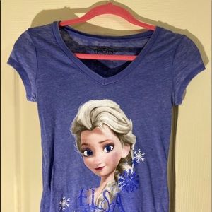 FROZEN ELSA GRAPHIC T-SHIRT (V-NECK)